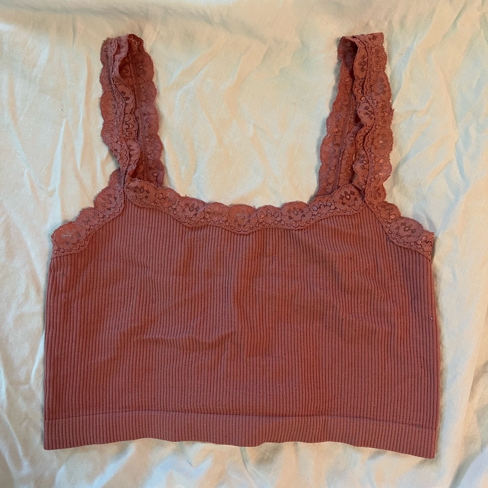 Aeropostale lace crop top